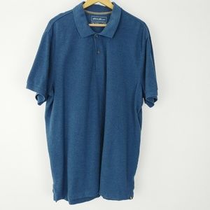 ⭐ Eddie Bauer Outdoor Polo Shirt Men's TXL Blue